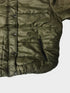 RISING CROP FUNNEL NECK PADDED JACKET - OLIVE